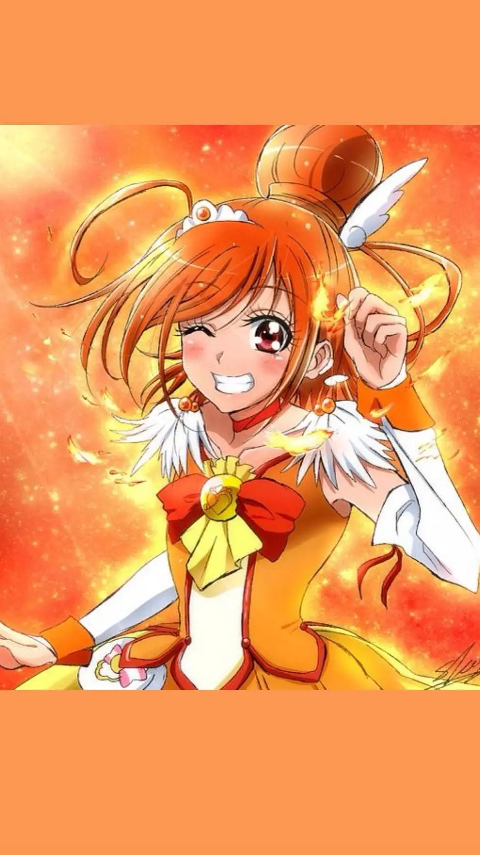 ai character: Cure Sunny~ background