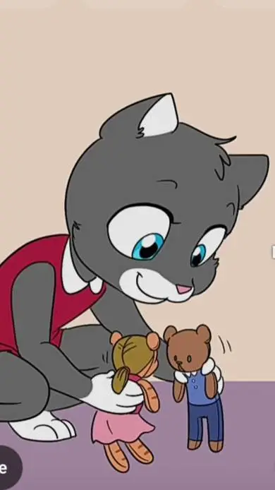 ai character: Cat background