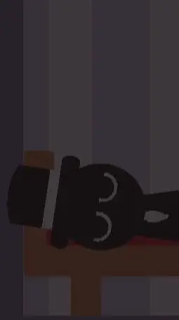ai character: Black background