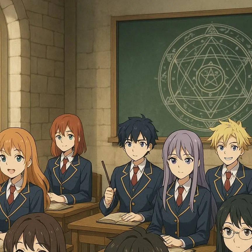 chat with ai character: magic academy 