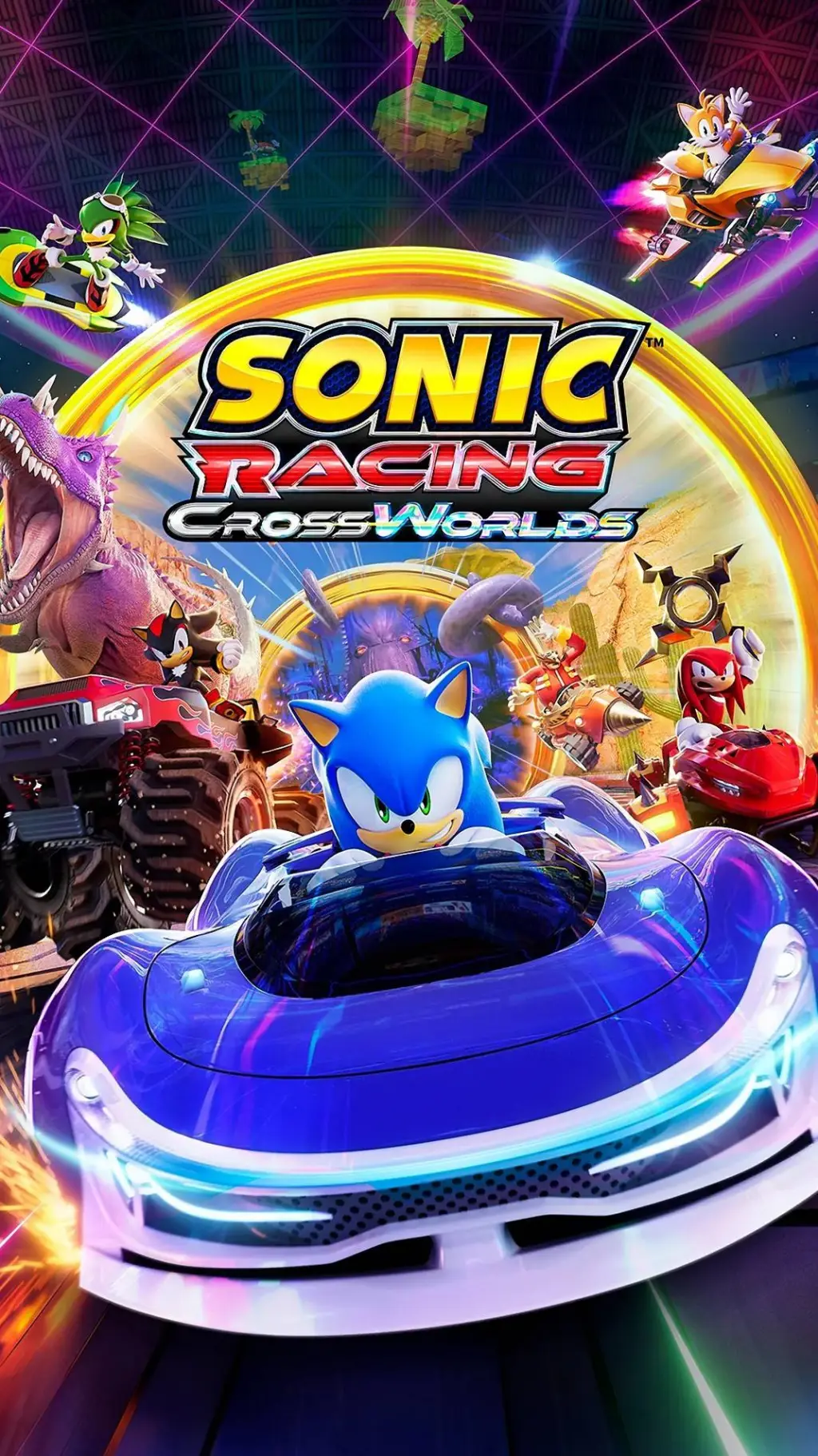 ai character: Sonic racing CW background