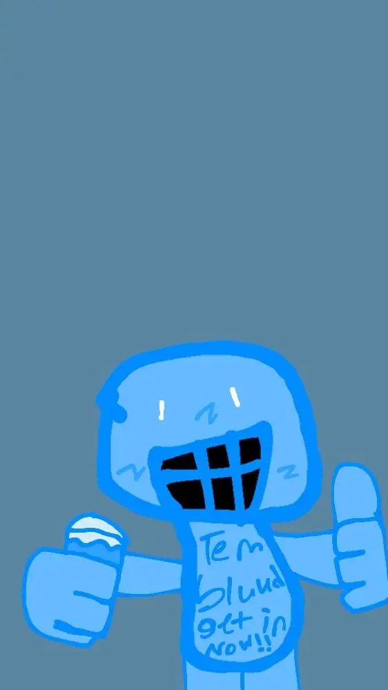 ai character: *Bluudud!* background
