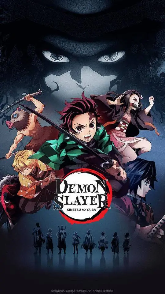 ai character: demon slayer  background