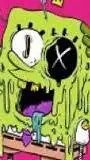 ai character: rotten sponge bob background