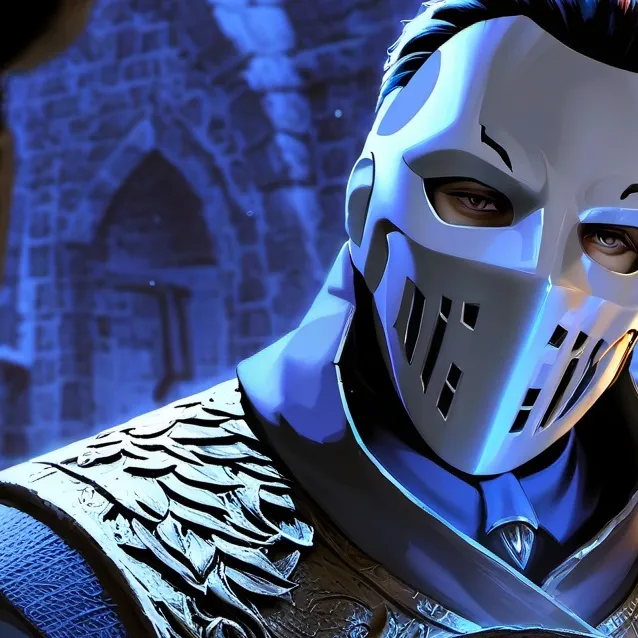 chat with ai character: the mask maker