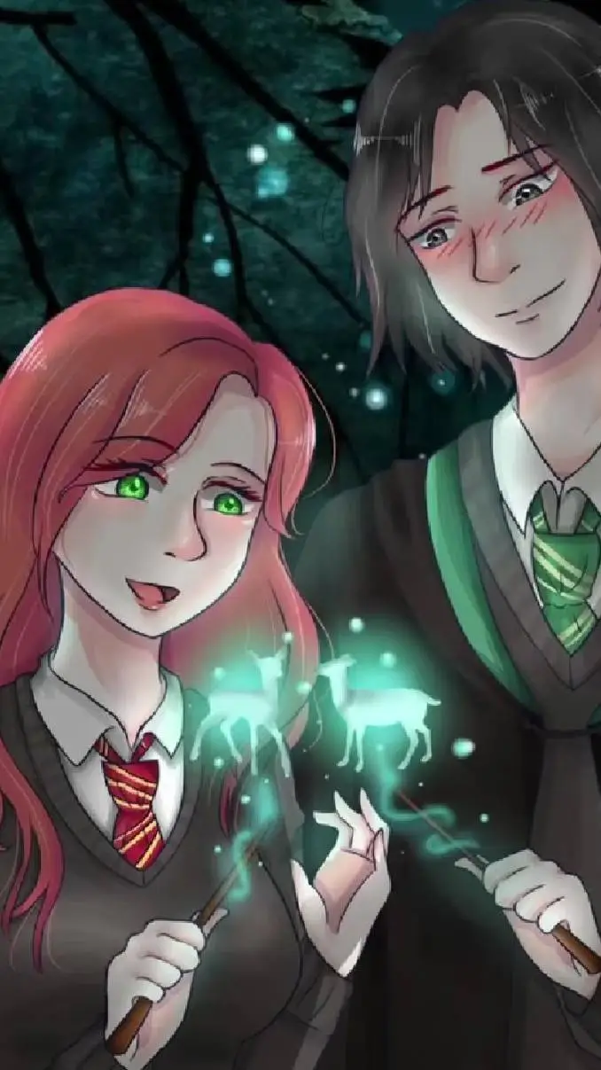 ai character: Snape and Lily background