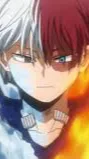 ai character: Shoto todoroki background