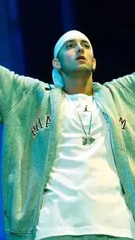 ai character: Eminem  background