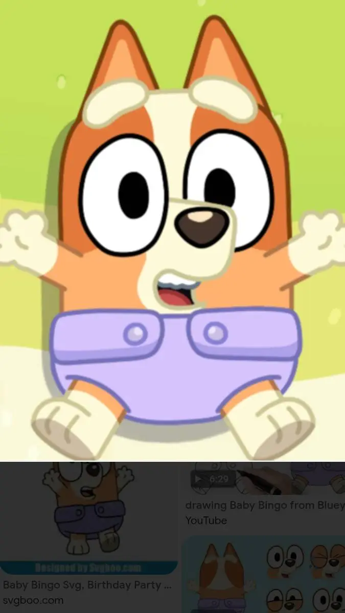 ai character: baby bingo background