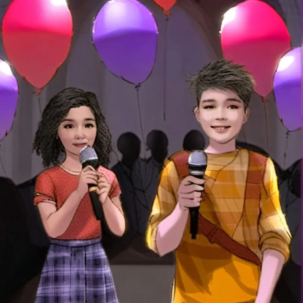 chat with ai character: Justin and Kelly