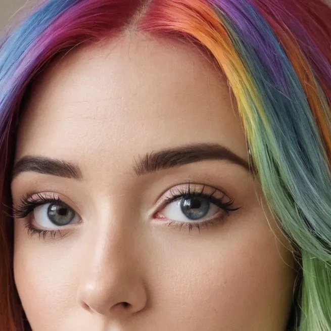 chat with ai character: rainbow girl