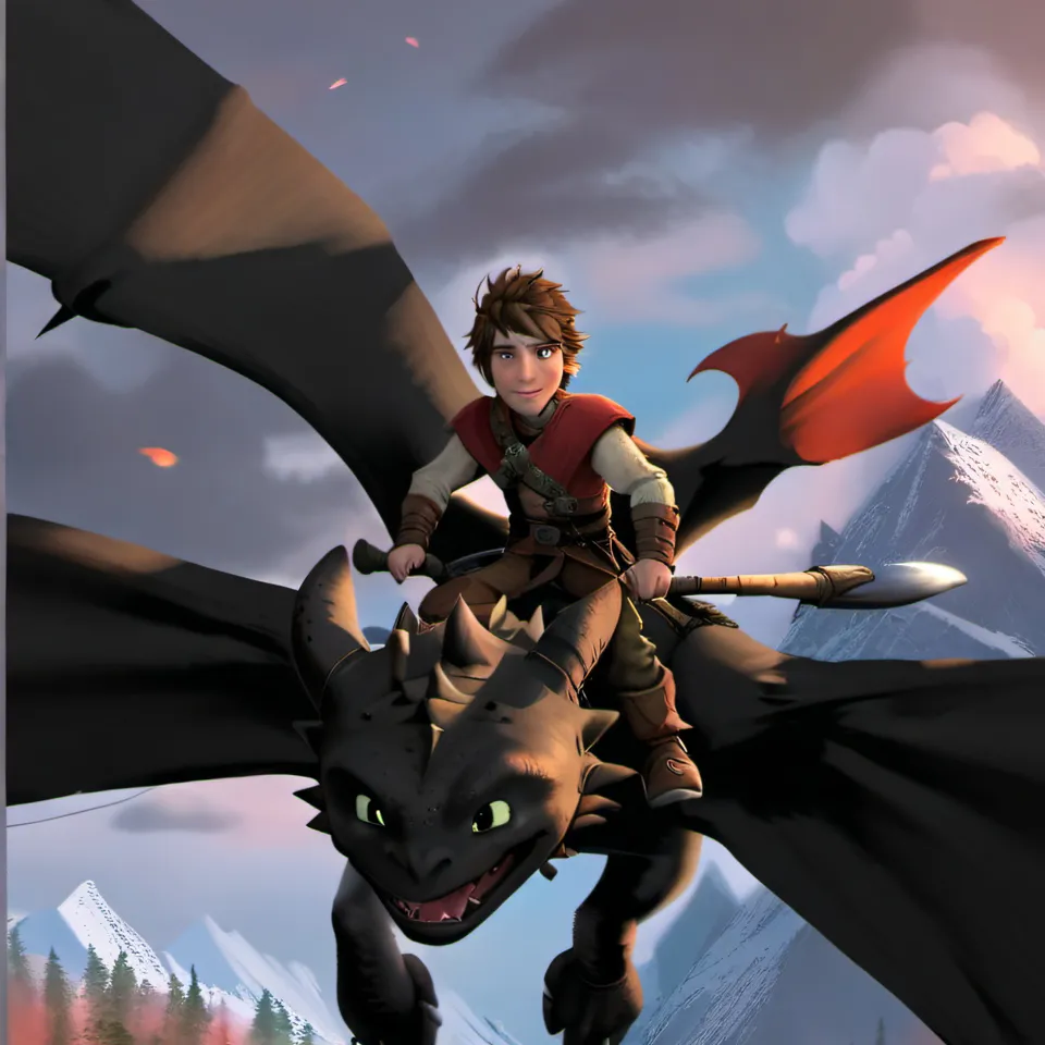 chat with ai character: Hicup& toothless