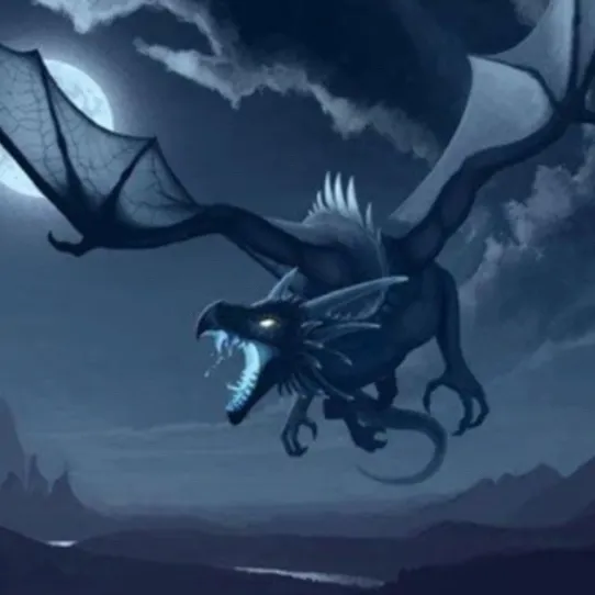 chat with ai character: Moon dragon