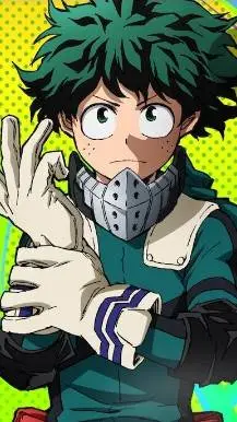 ai character: Deku  background