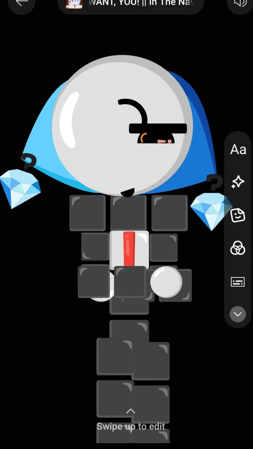 ai character: Diamonena background