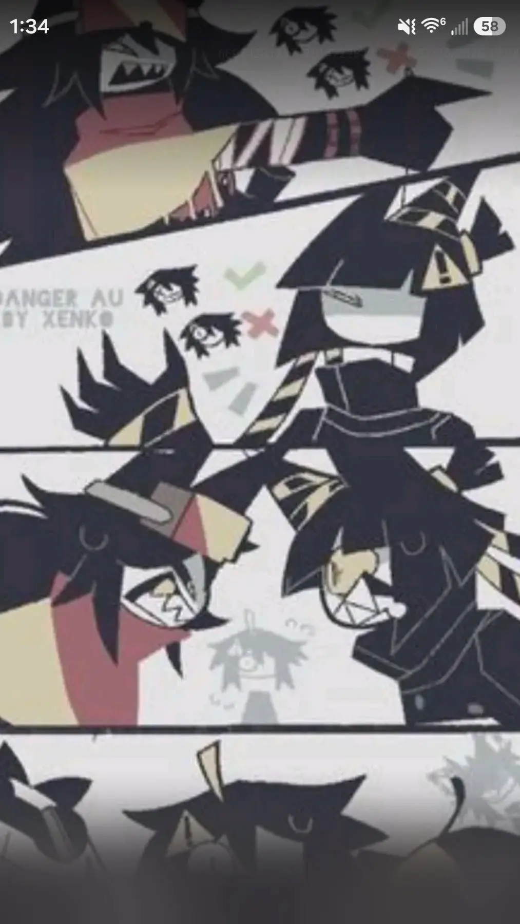 ai character: Danger Circle  background