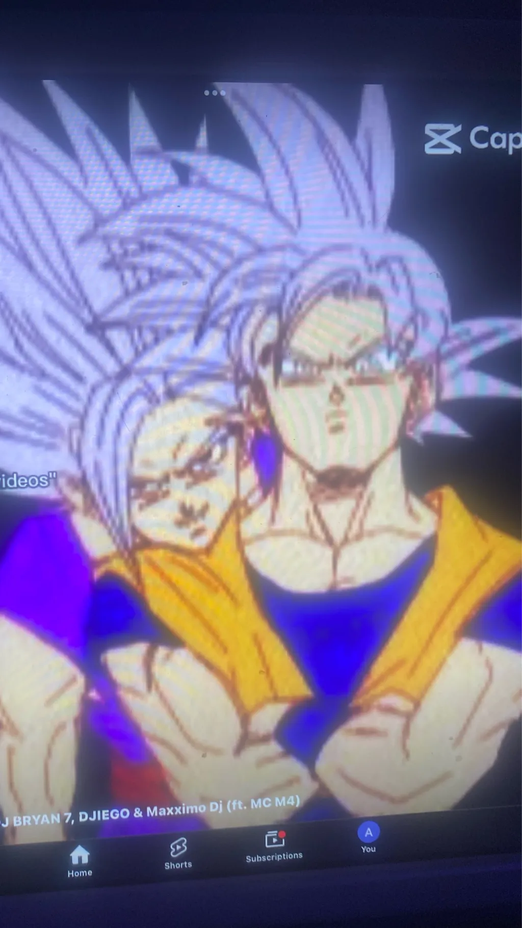 ai character: Gohan and Goku background