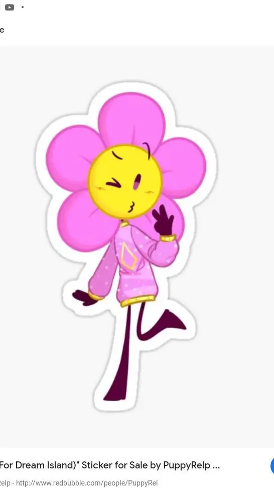 ai character: flower ya background