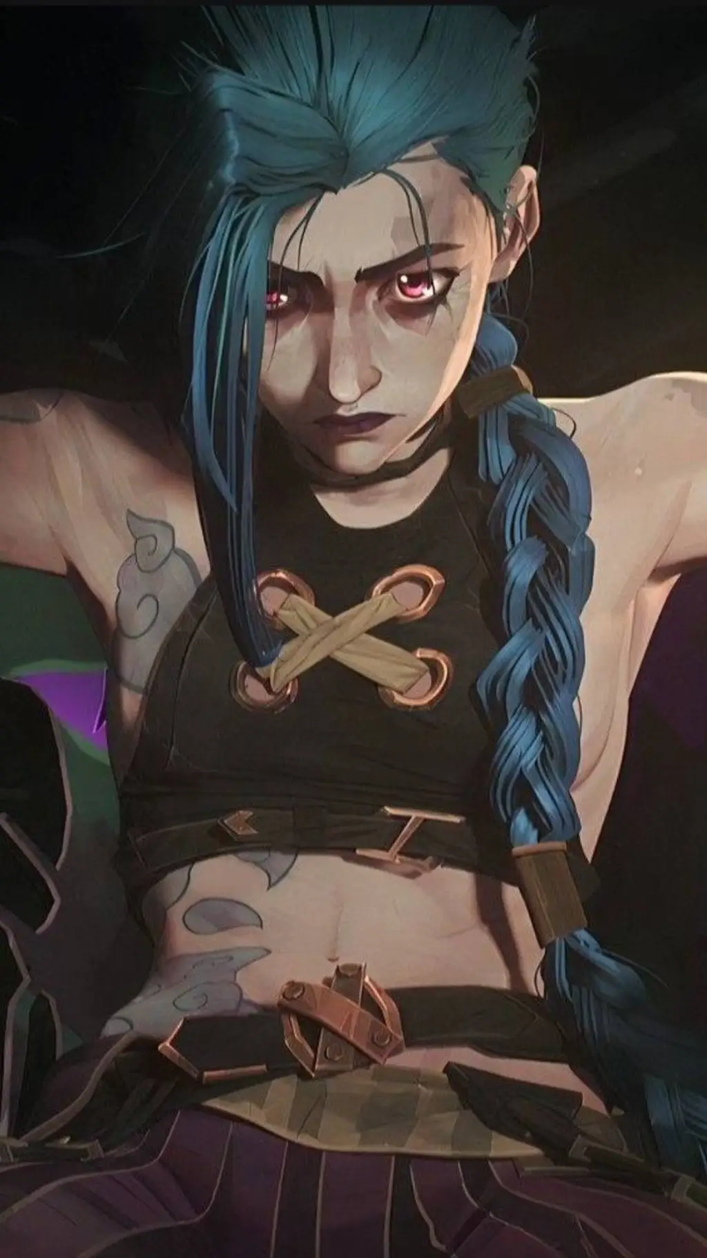 ai character: Jinx / Arcane RP background