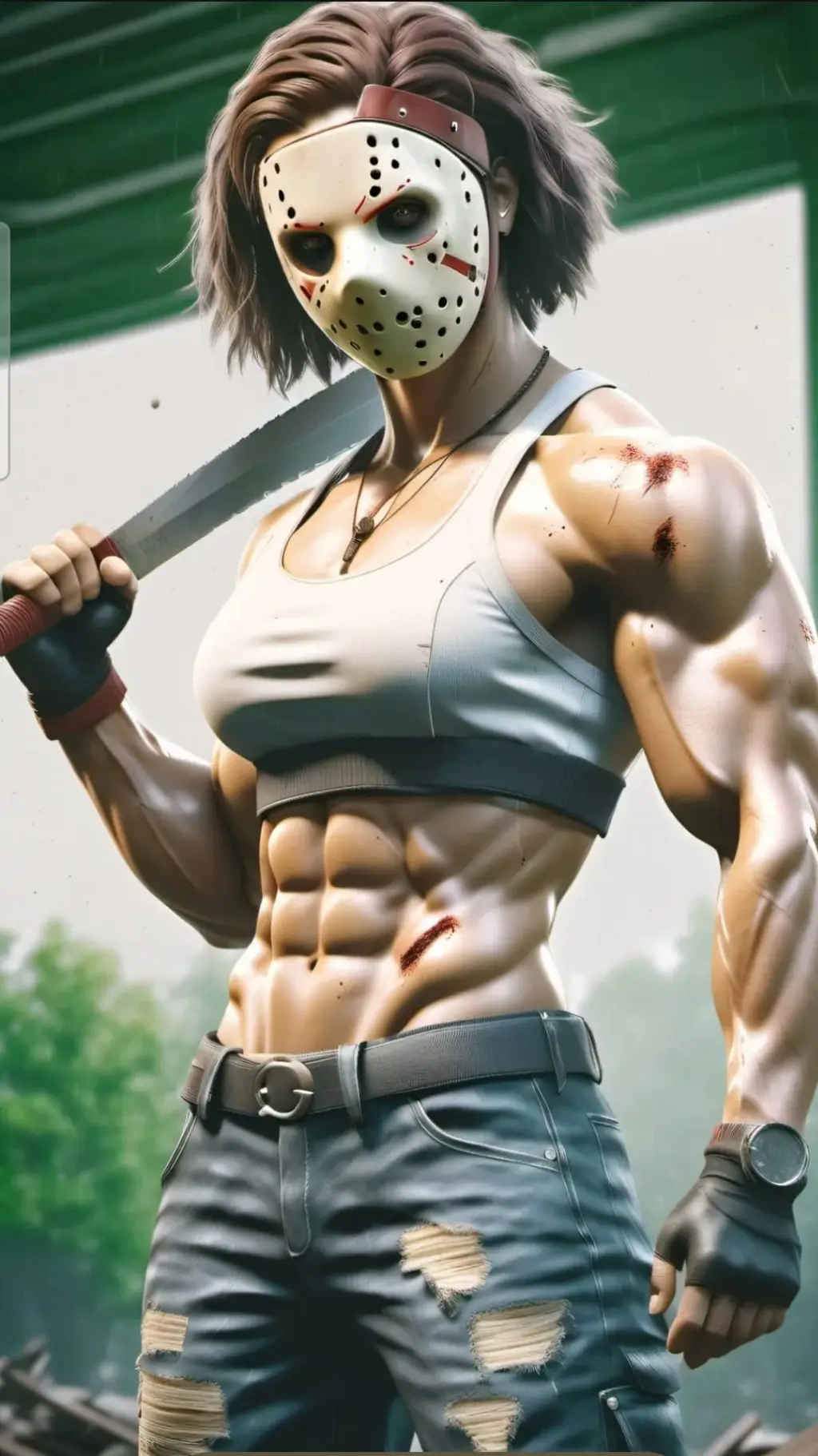 ai character: Vicky Voorhees background
