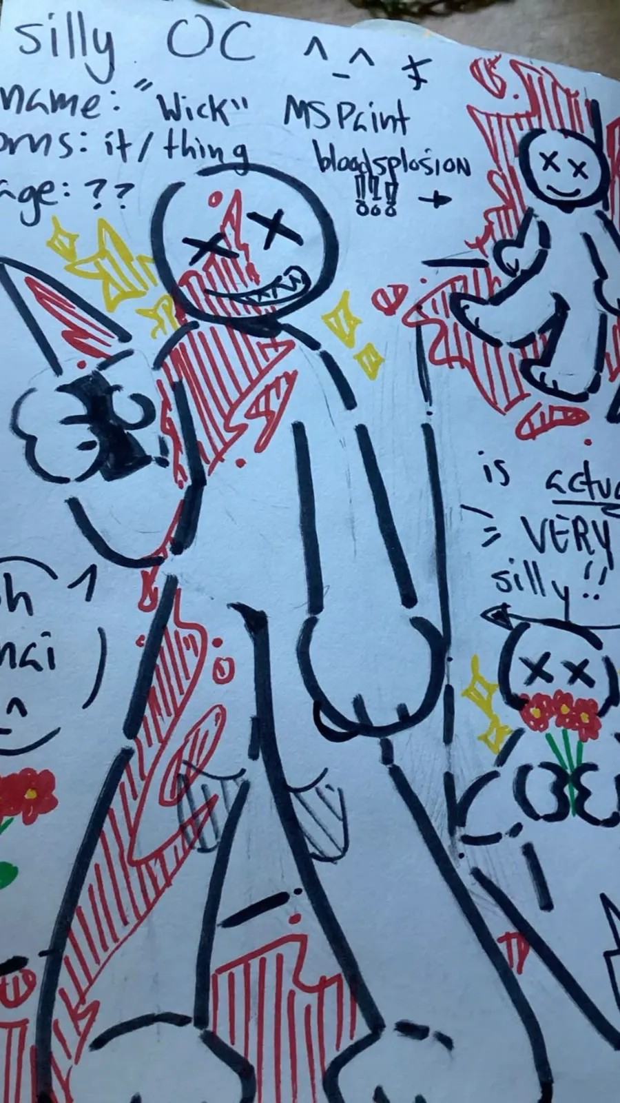 ai character: Wick! background