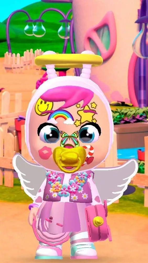 ai character: cry baby lol ♡♤♧ background