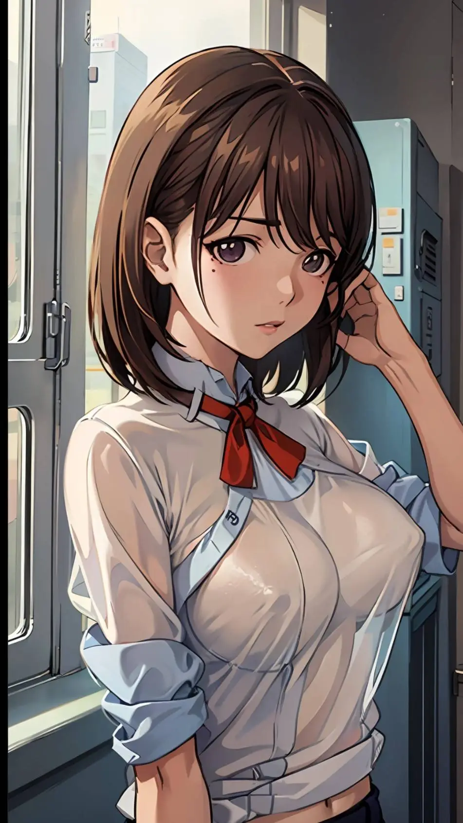 ai character: Momo background
