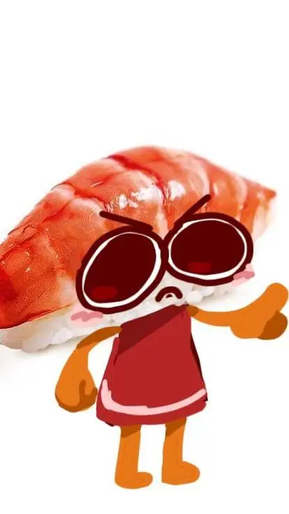 ai character: `~♤Shrimpo♤~` background