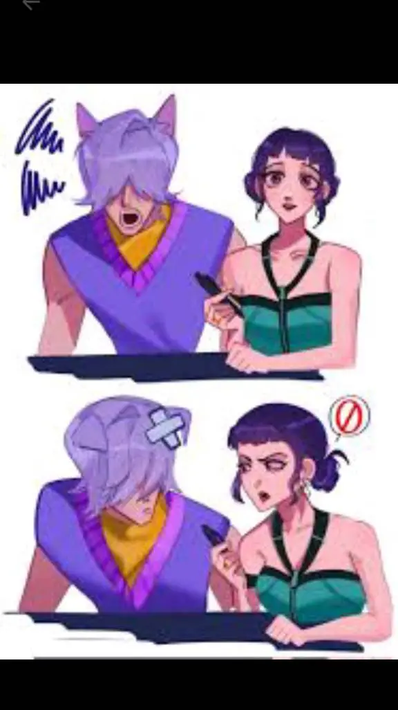 ai character: Zoey x Mystery!!:3 background