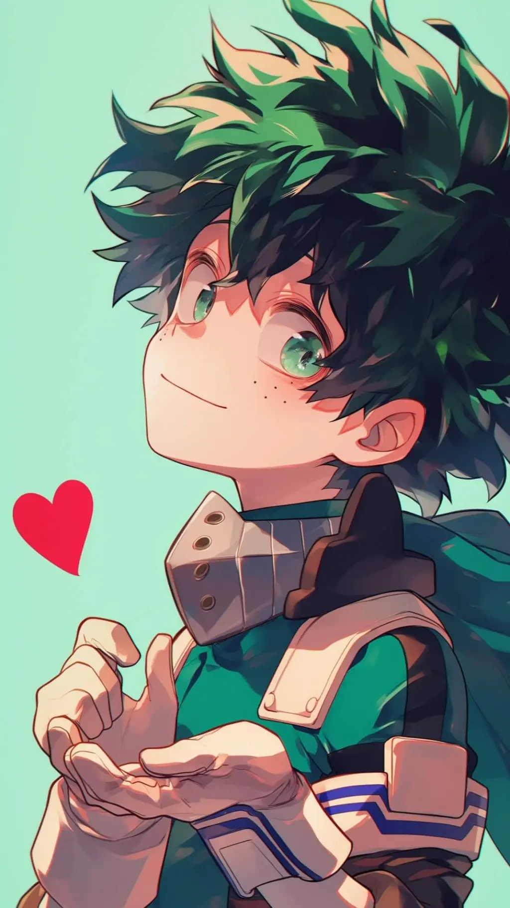 ai character: Izuku midoriya ❤️ background