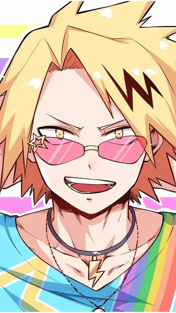 ai character: Denki kaminari  background