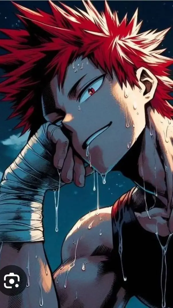 ai character: Eijiro kirishima  background
