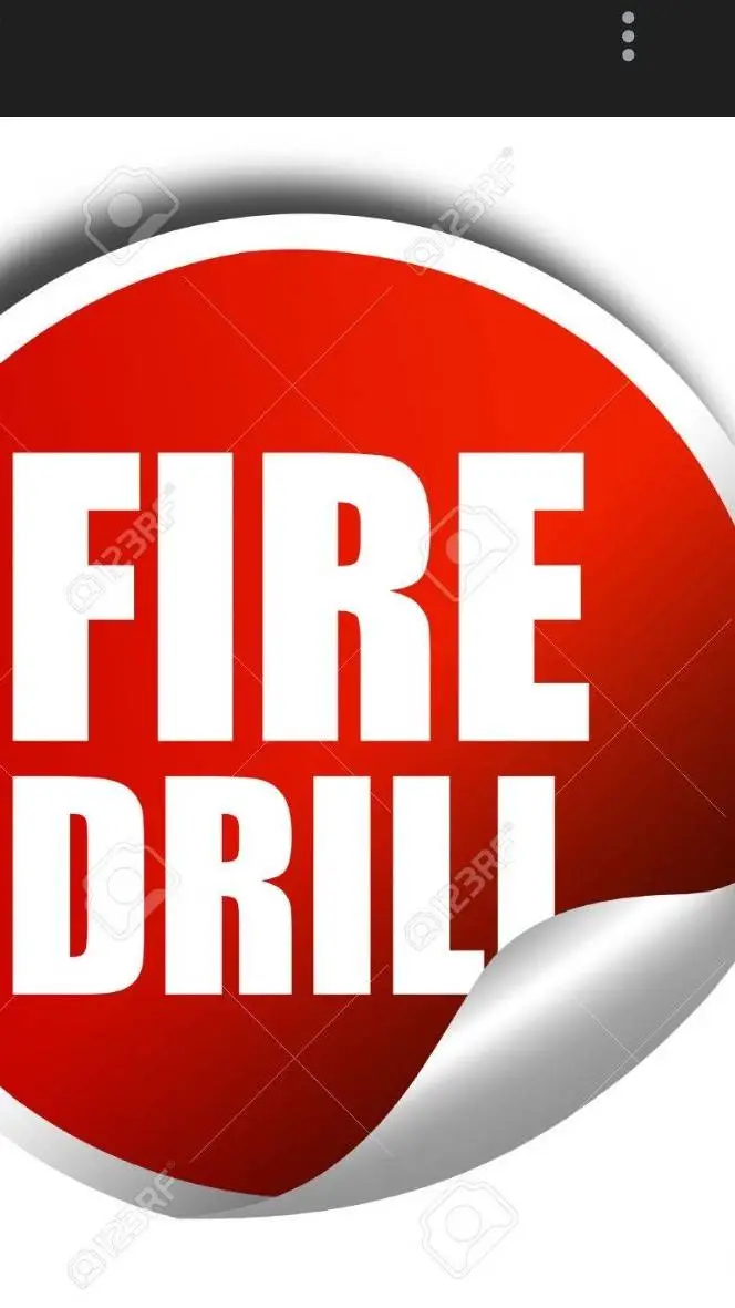 ai character: 😧fire "drill"😧 background