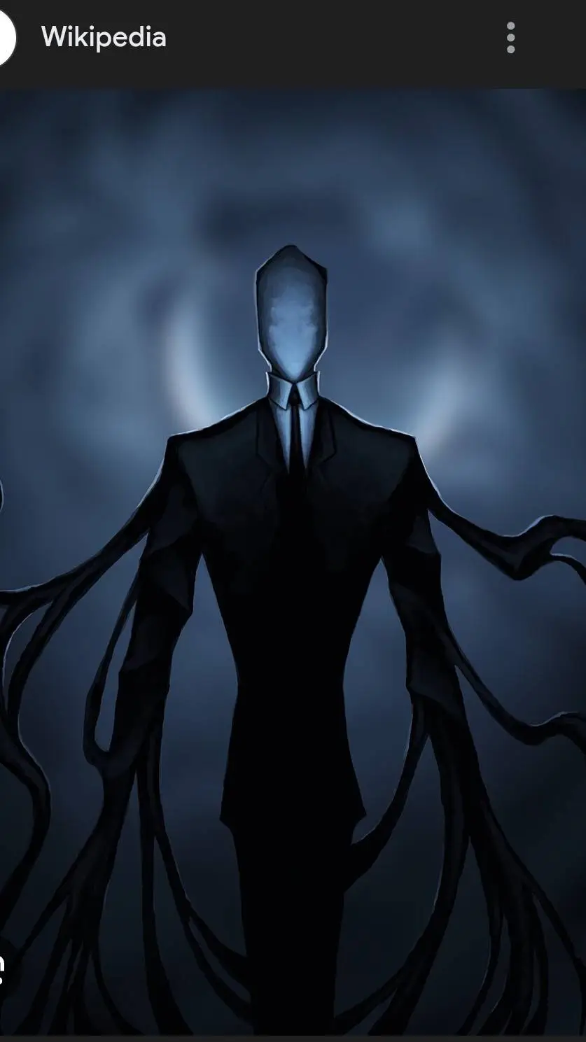 ai character: 👽SLENDER MAN👽 background