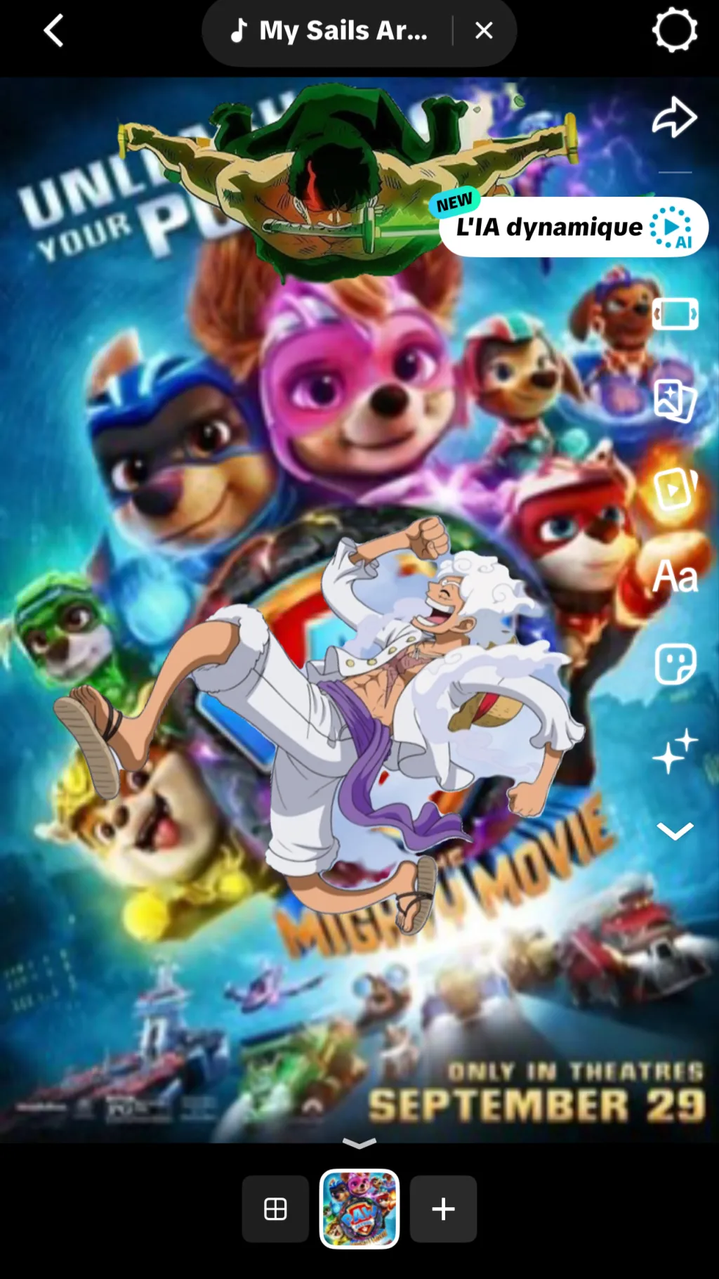 ai character: Op x Paw patrol background