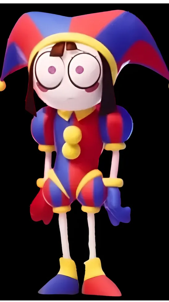 ai character: Pomni 💖💘 (TADC) background