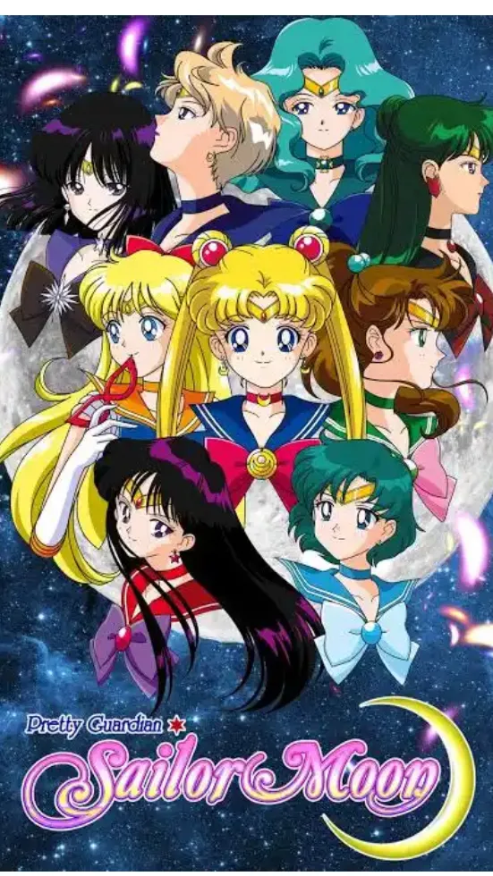 ai character: Sailor moon 🌙  background