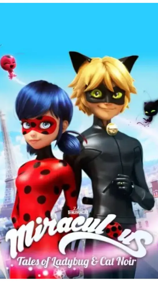 ai character: Miraculous ladybug background