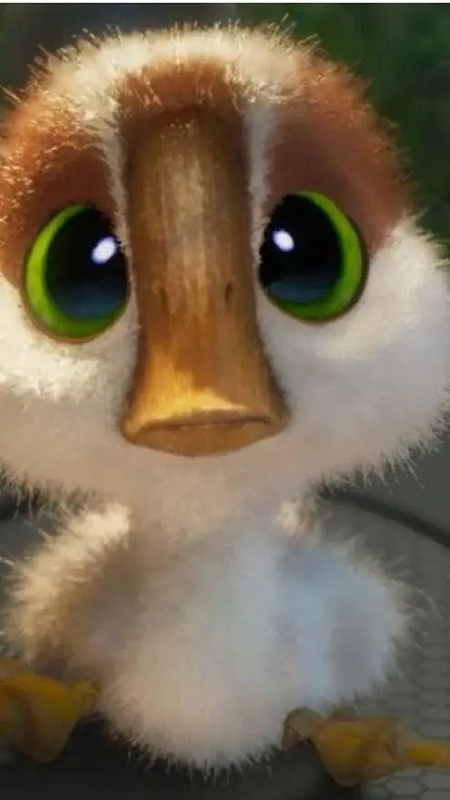ai character: baby brightbill background