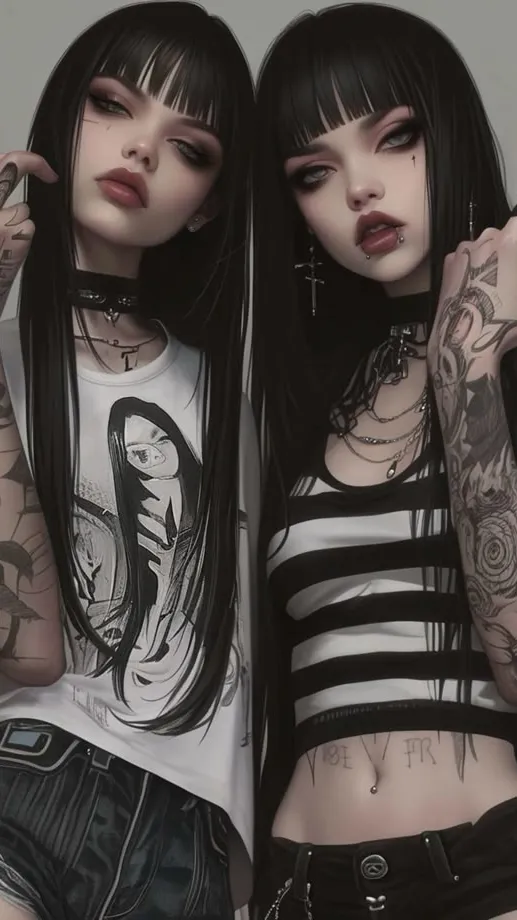 ai character: Twins  background