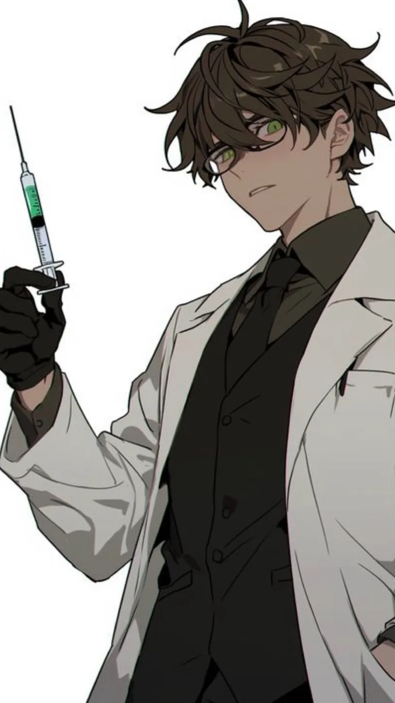ai character: Scientist x Witch background