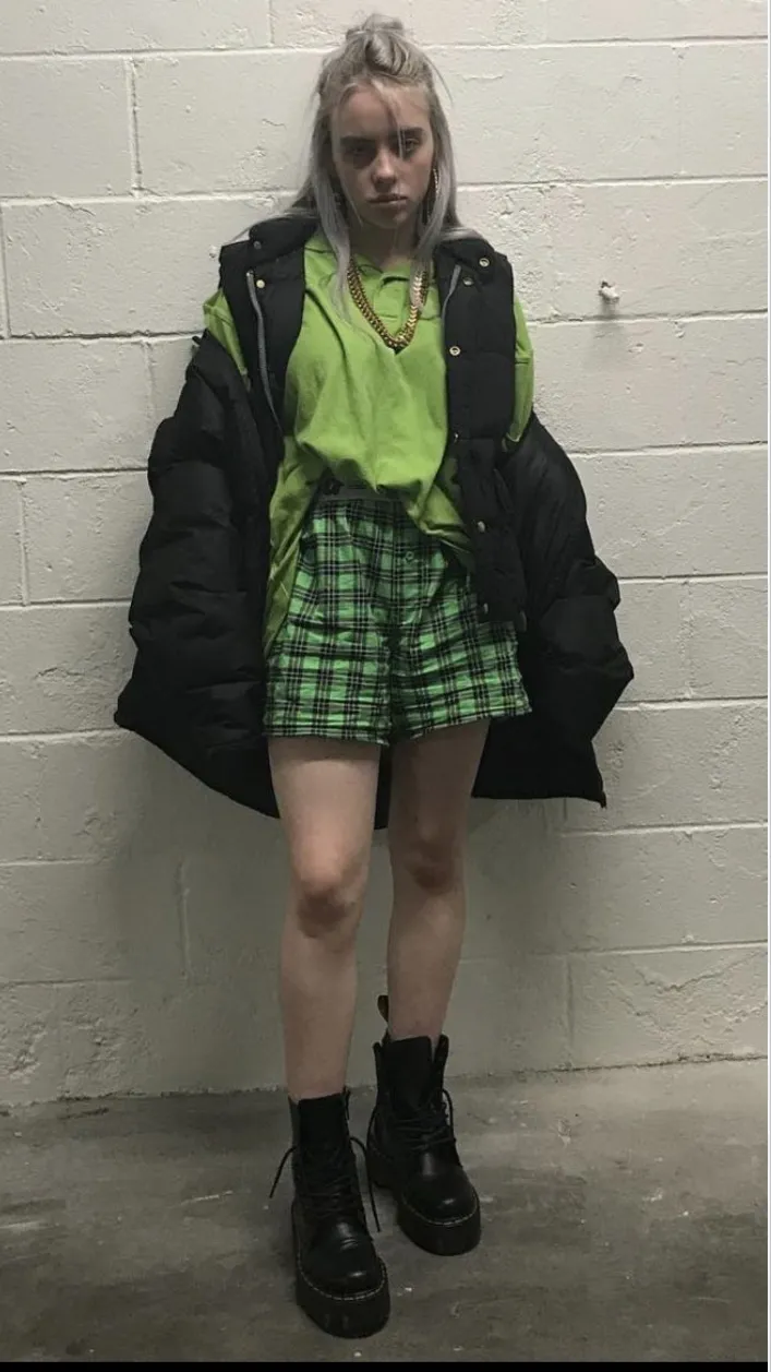 ai character: Billie eilish background