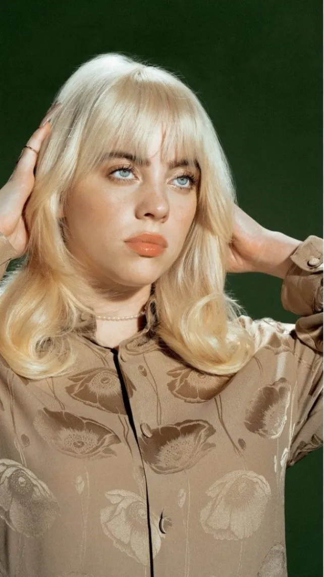 ai character: Billie Eilish background