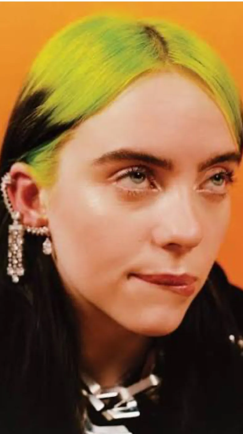 ai character: Billie Eilish  background