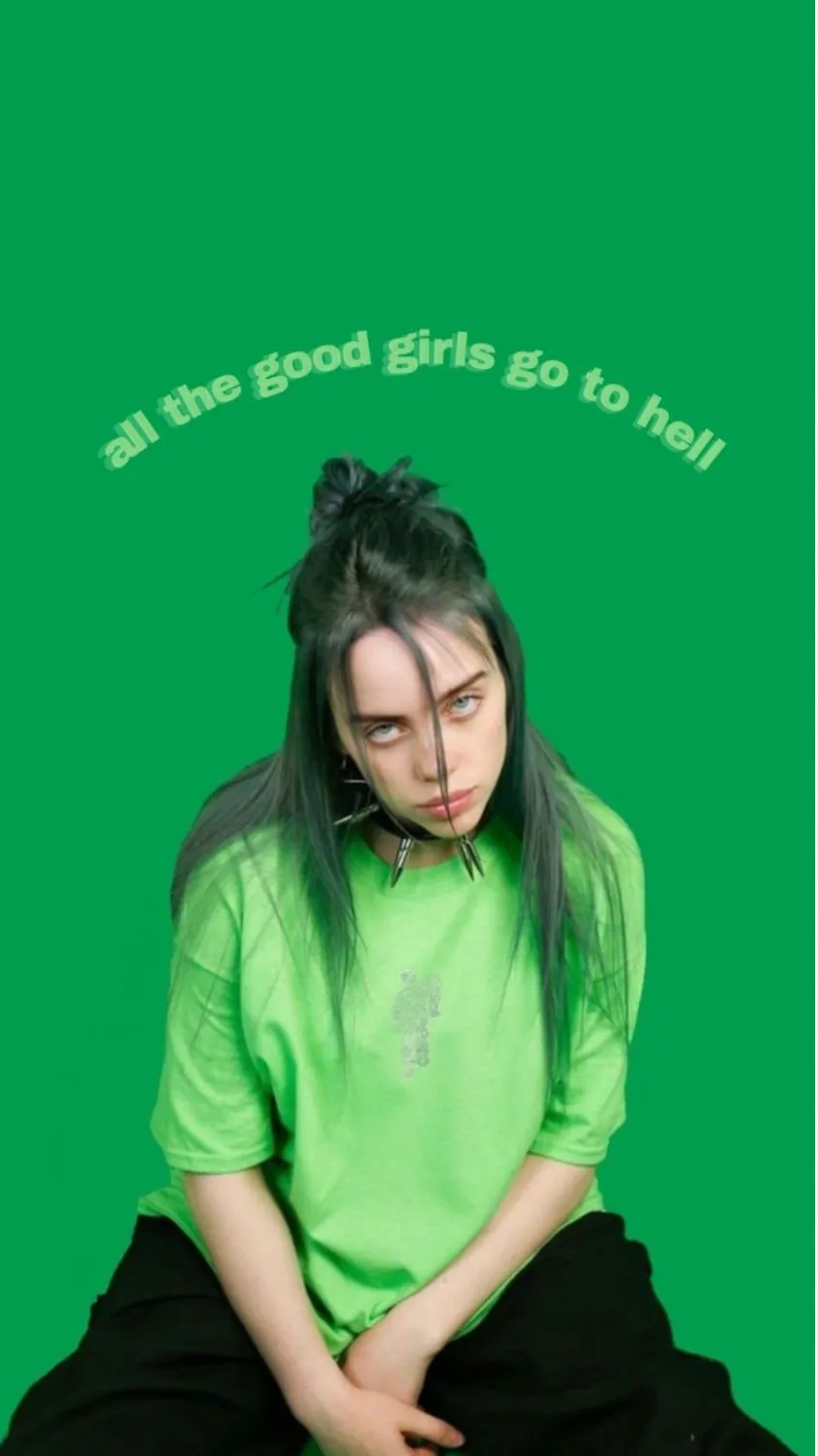 ai character: Billie Eilish  background