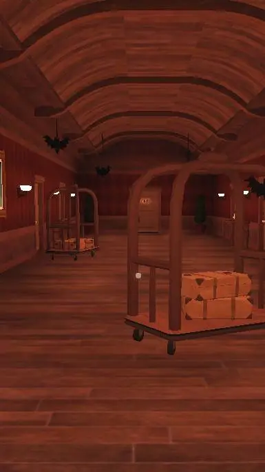 ai character: Doors hotel background