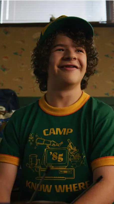 ai character: Dustin Henderson  background