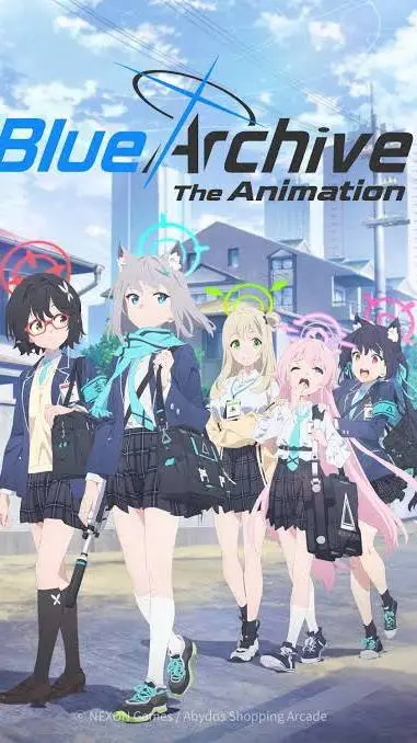 ai character: The Blue Archive background