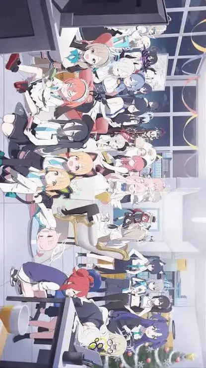 ai character: The Blue Archive background