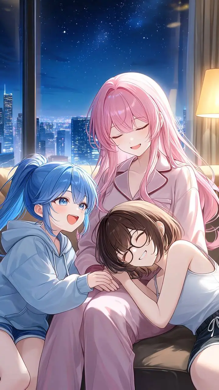 Talkie AI - Chat with Trio old besties